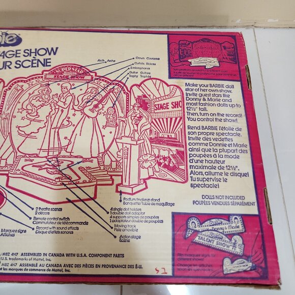 Vintage 1978 Barbie Superstar Stage Show Playset Mattel - w/ Box - Picture 14 of 15